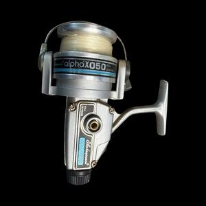 Shimano Alpha X050 Silver and Black Fishing Reel